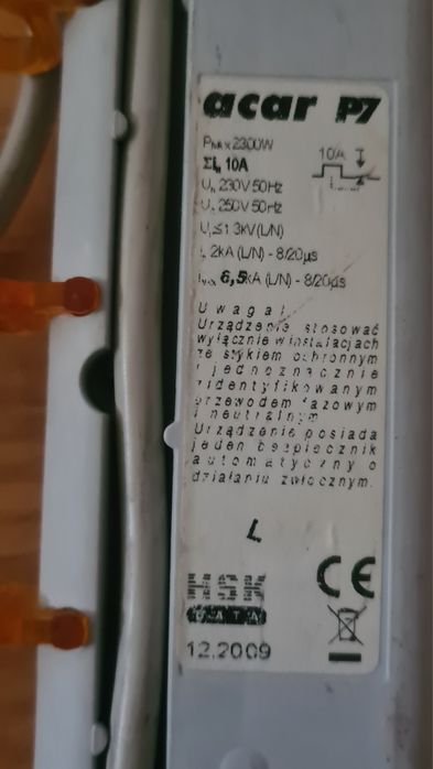 Listwa zasilająca ACAR P7