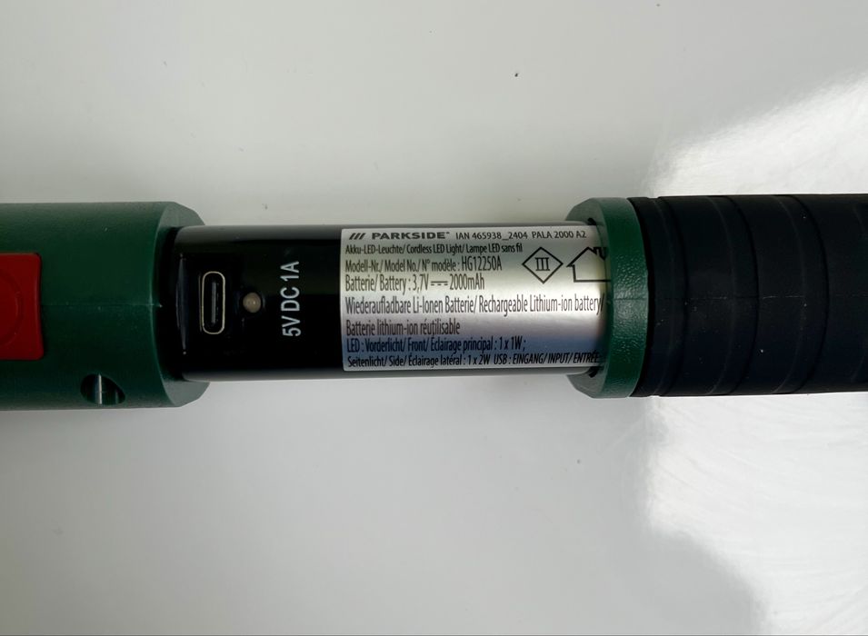 Parside aкумуляторна лампа,  ліхтарик PALA 2000 A2