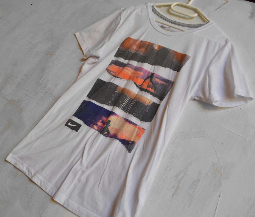 biała koszulka Nike z nadrukiem M sport