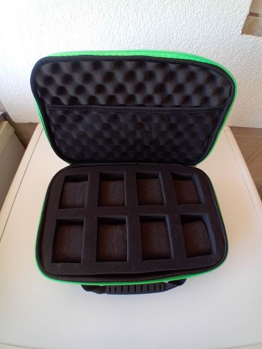 Estojo Mala de Viagem para 8 Relógios Seiko Citizen Breitling Oris Iwc