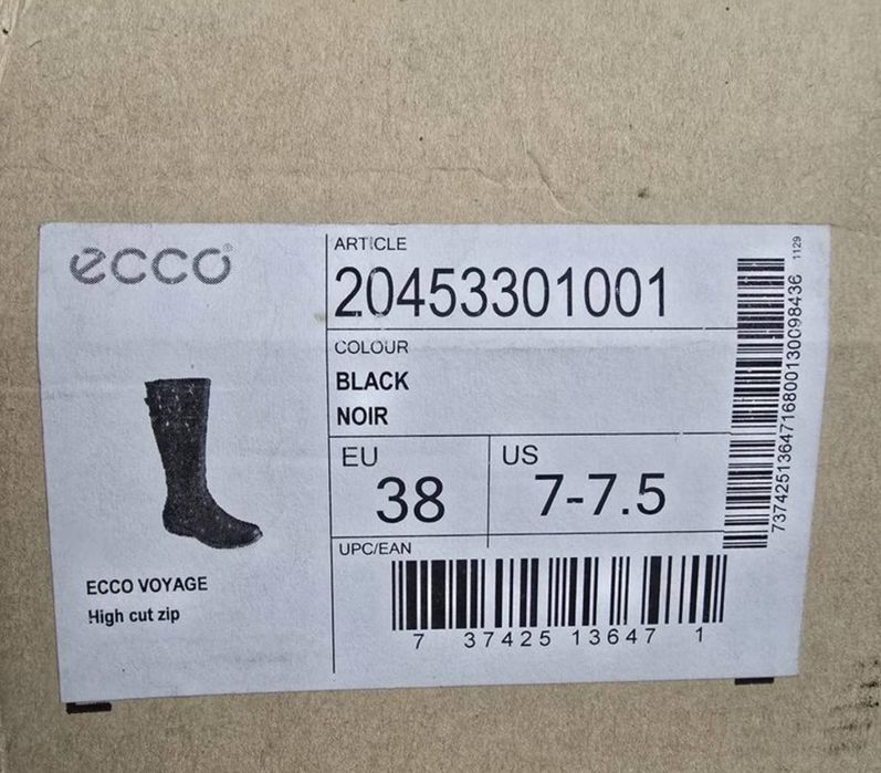 Чоботи ecco gore-tek