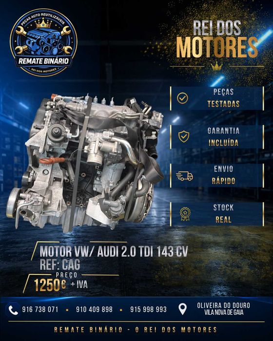 Motor VW Passat/ Audi A4/A6 2.0tdi CAG