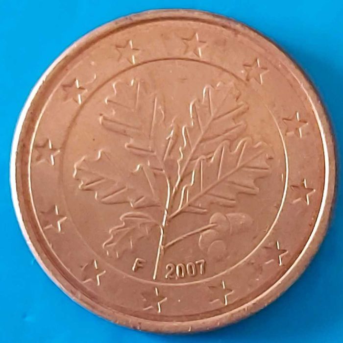 5 Cêntimos de 2007 * F * da Alemanha
