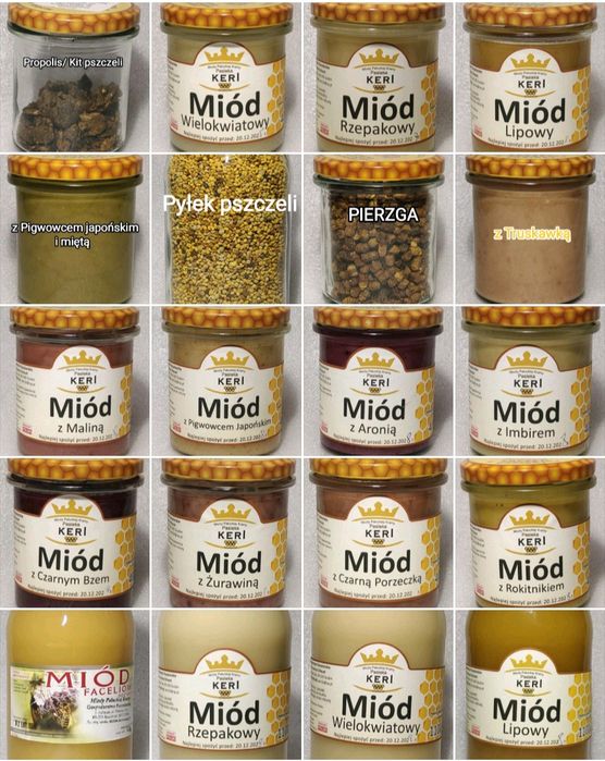 Miód wielokwiatowy 1,1 kg