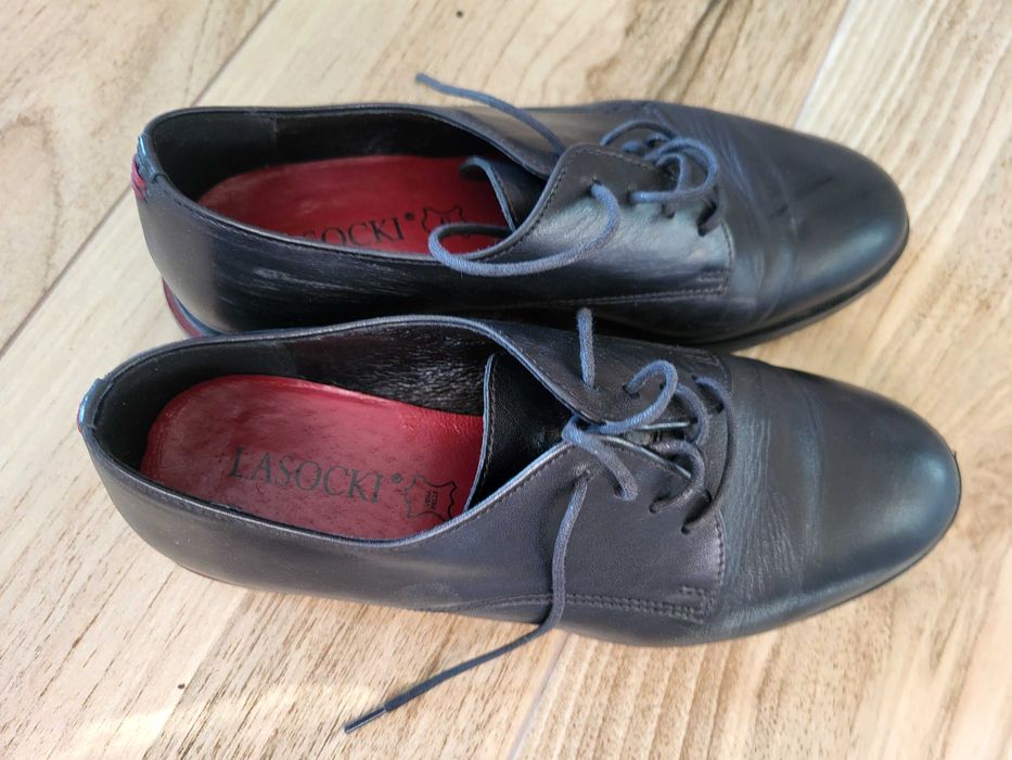 Lasocki jak nowe wiosenne półbuty r.35