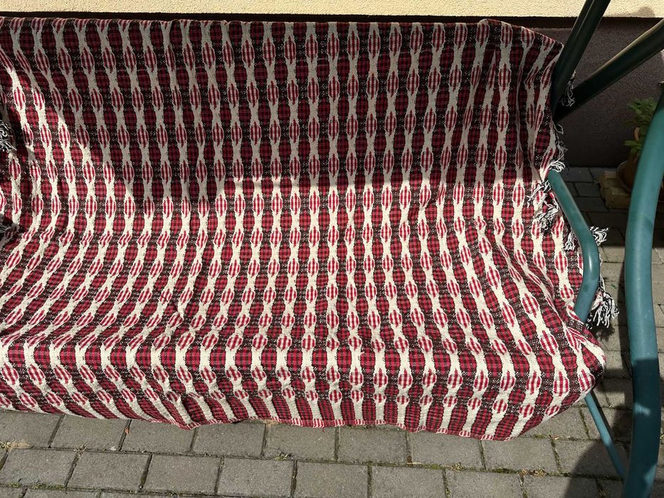 Narzuta wełniana nowa dwustronna