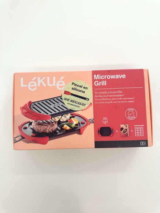 Grelhador para Micro ondas Lékué Novo