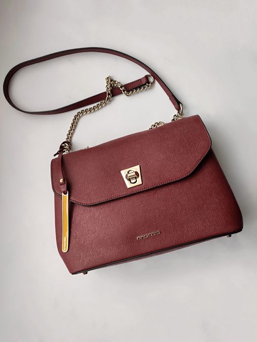 Сумочка из натуральной кожи сафьяна Cromia Mina, оригинал