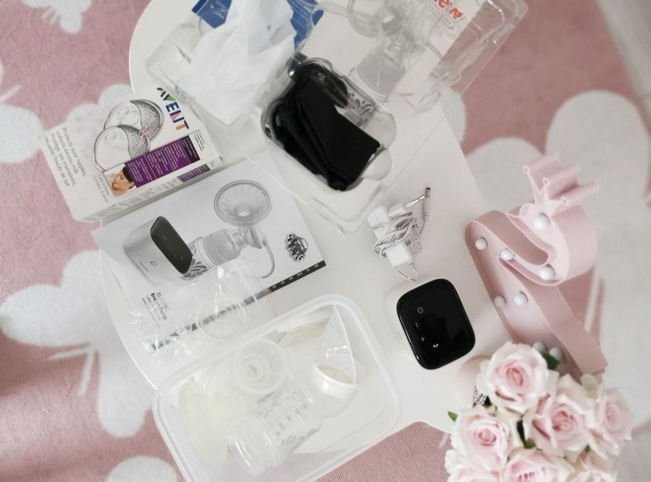 Kompletny zestaw Canpol babies laktator elektryczny Easy&Natural