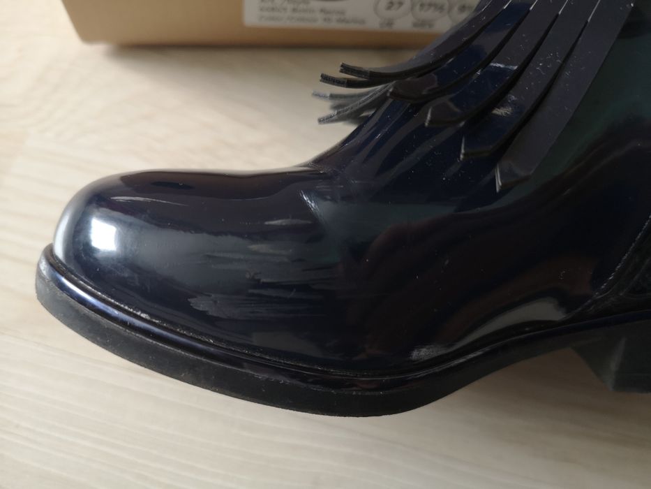 Botki Mayoral rozmiar 27 lakierowane granat