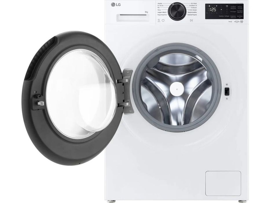 Máquina de Lavar Roupa LG 8Kg - Branca - 1200 Rpm - Nova c/garantia