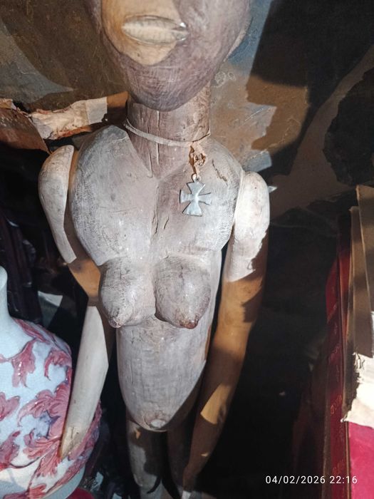 Escultura tribal Centenária Mossi 127 cm Burkina Faso