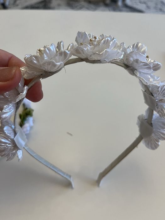 Wianek i opaska komunijna