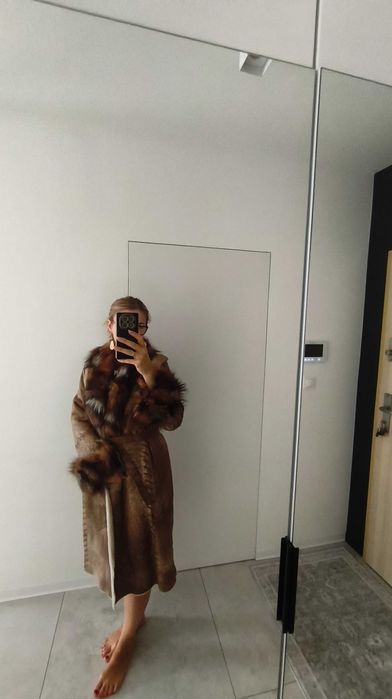 Kożuch damski naturalny