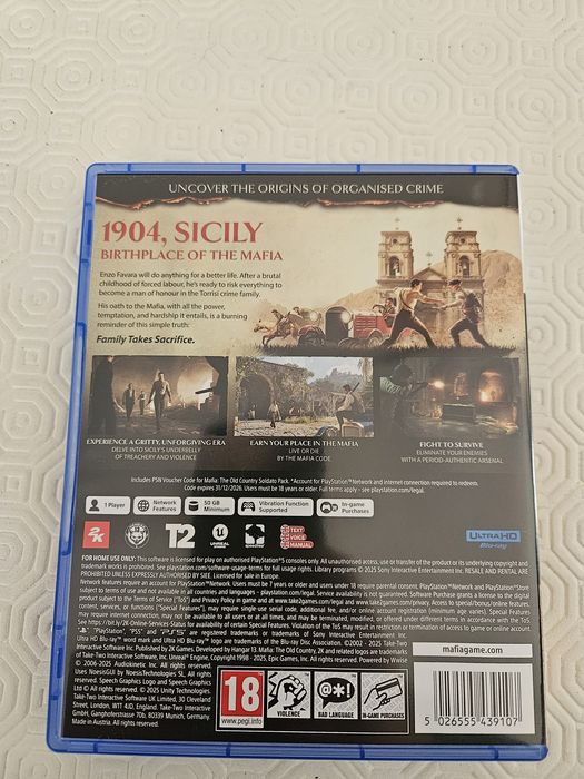 MAFIA The old country - PS5