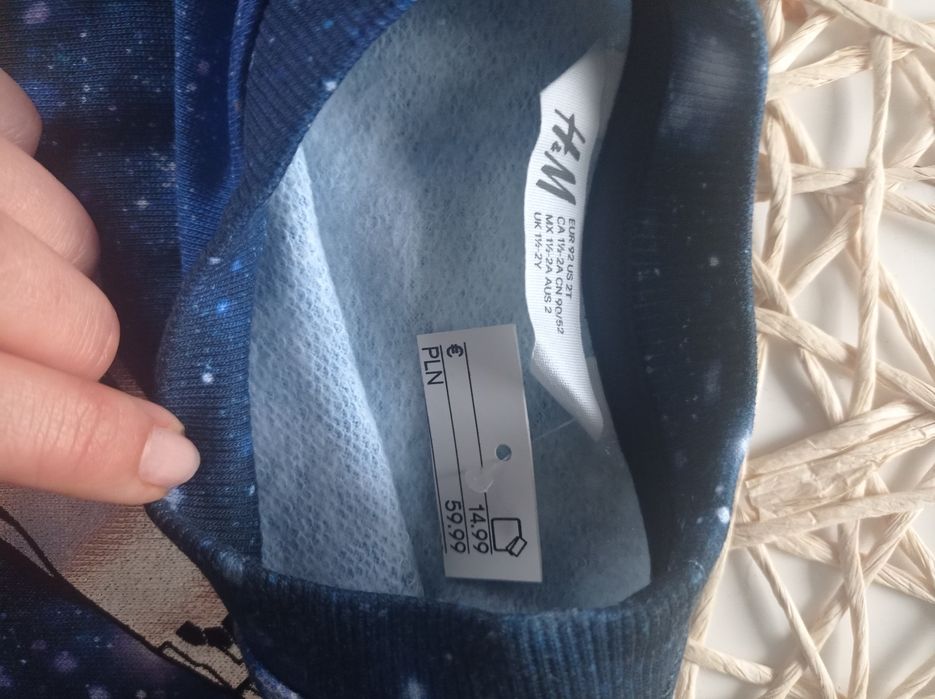 Nowa bluza H&M 92 Galaxy Rocket