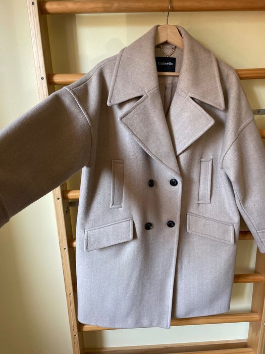 Sobretudo Casaco Tintoretto mulher L bege beige crú inverno