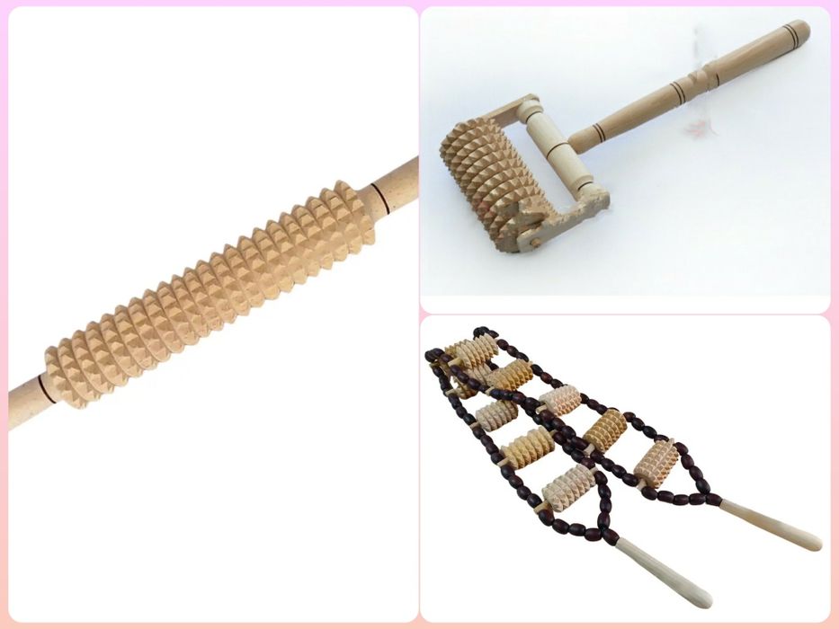 Массажёр для спины роликовый