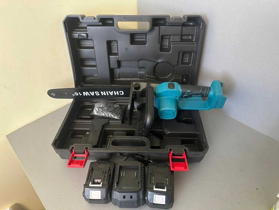 Пилка цепная аккумуляторная Makita 40см | 16". Бесщеточная пила Макита