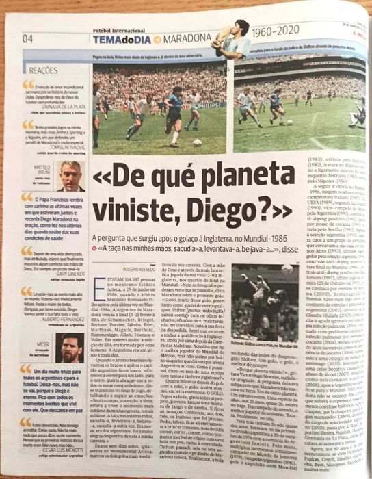 Maradona - A última finta - nov.2020