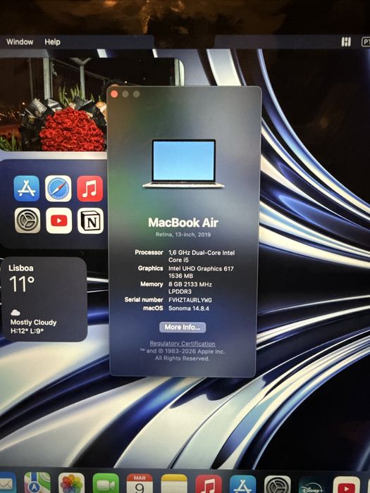 Macbook Air, 13-inch, 2019