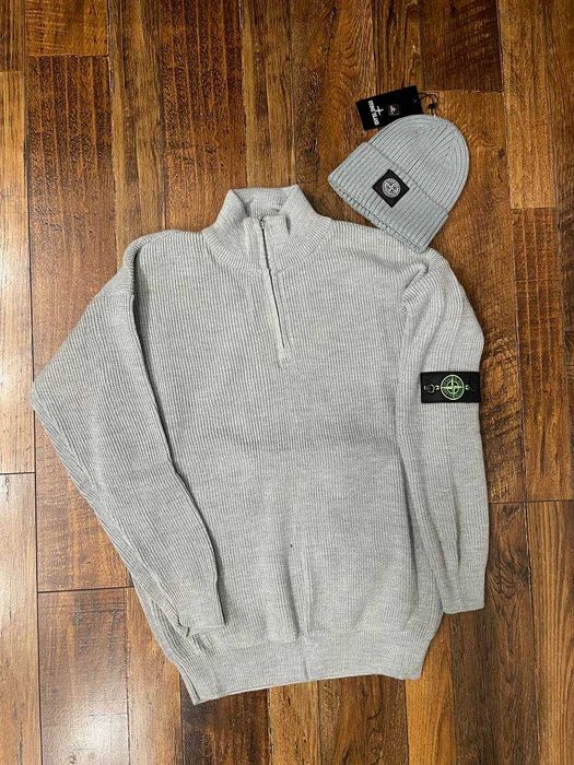 Кофта Stone Island Сіра Стон Ісланд