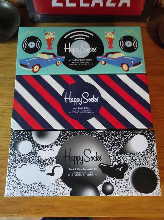 skarpetki Happy Socks at the diner socks gift set