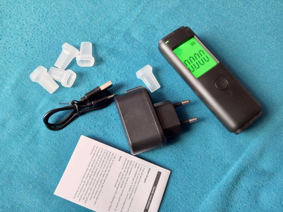 Алкотестер цифровой алкометр драгер профи точный 5 мундштуков