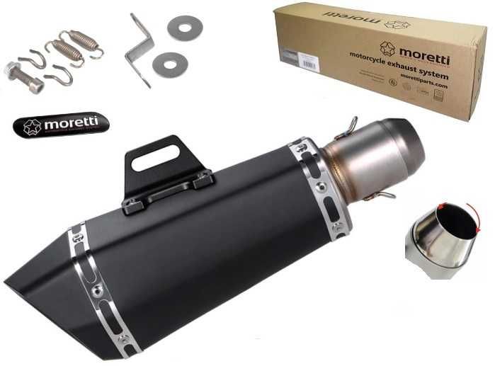 Wydech Tłumik Końcówka Adapter Tuning DB-KILLER Sportowa Czarny MAT