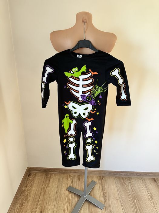 Strój przebranie na halloween kościotrup hallow scream