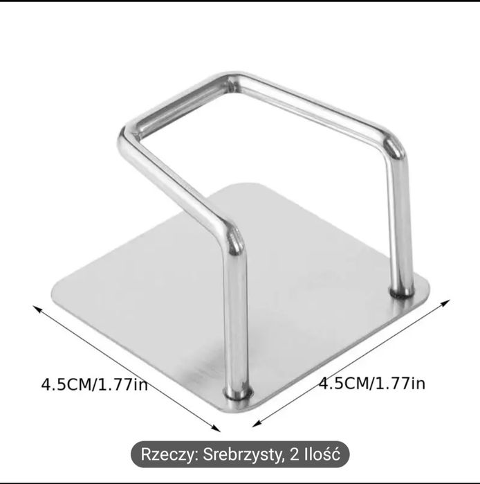 Uchwyty do zlewu na gąbki.