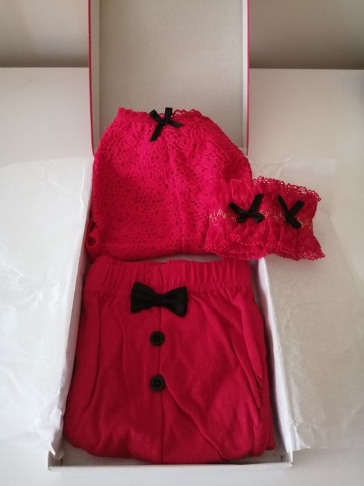 Conjunto lingerie sexy mulher e homem