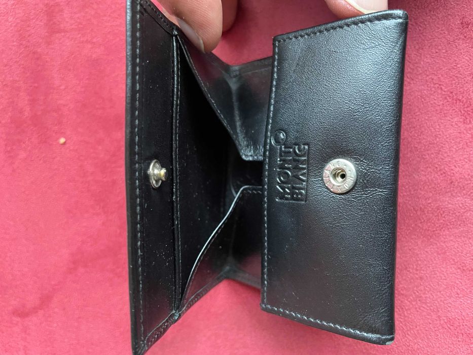 CARTEIRAS MONTBLANC Meisterstuck - notas/moedas/cartões/documentos