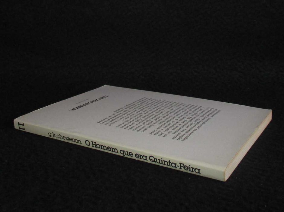 Livro O homem que era Quinta-feira G. K. Chesterton