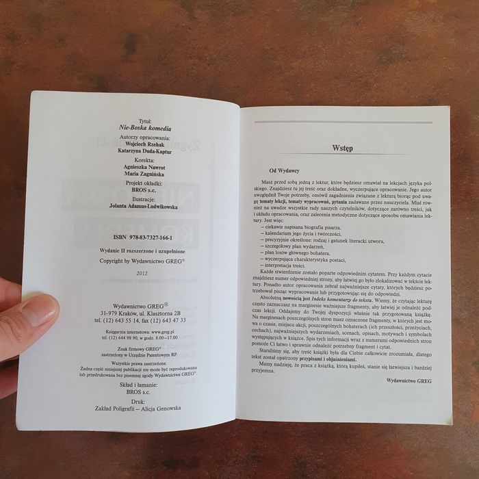 Nie-Boska komedia 2012 GREG Z OPRACOWANIEM