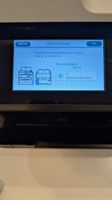 Drukarka kolorowa że skanerem Epson Model C642A