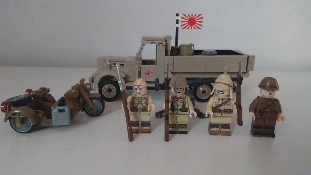 Lego WWII - Segunda Guerra. Veículos e figuras