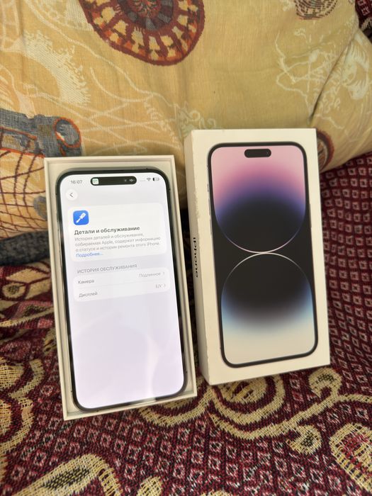 Iphone 14 Pro Max ,акб 80,неверлок,физ сим,в идеальном состоянии,полный комплект