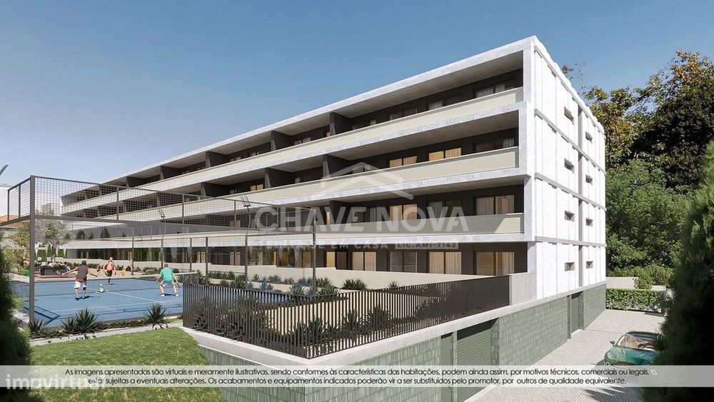Apartamento T1 em construção nos Carvalhos
