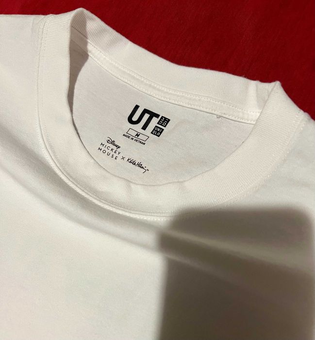 Преміум бренд UNlQLО футболка з принтом Mickey/Keith Haring р.М идеал!
