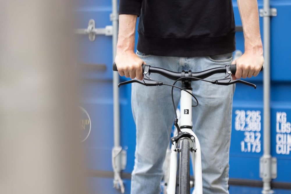 BICICLETA DE CIDADE SINGLE SPEED 500 BRANCO