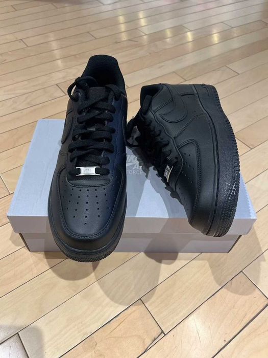 Nike Air Force 1 Low Czarny r.38.5