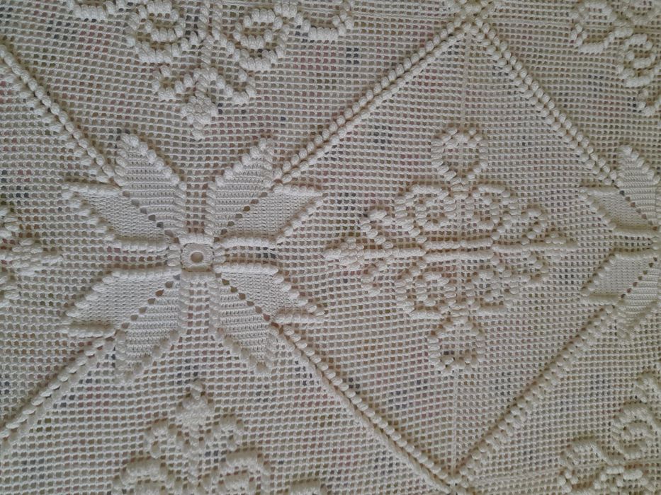 Colcha de cama feita à mão