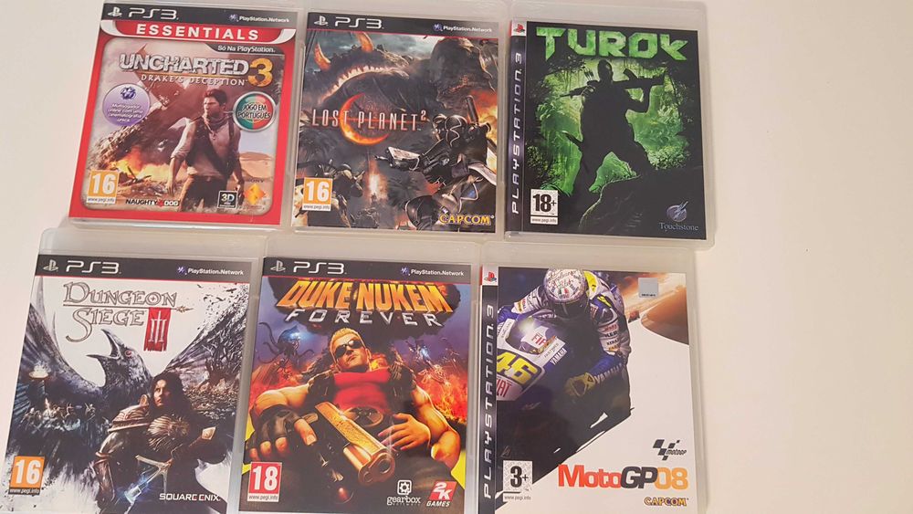 Vendo jogos Ps3, DS, Wii, volante e pedais da logic3 da ps3