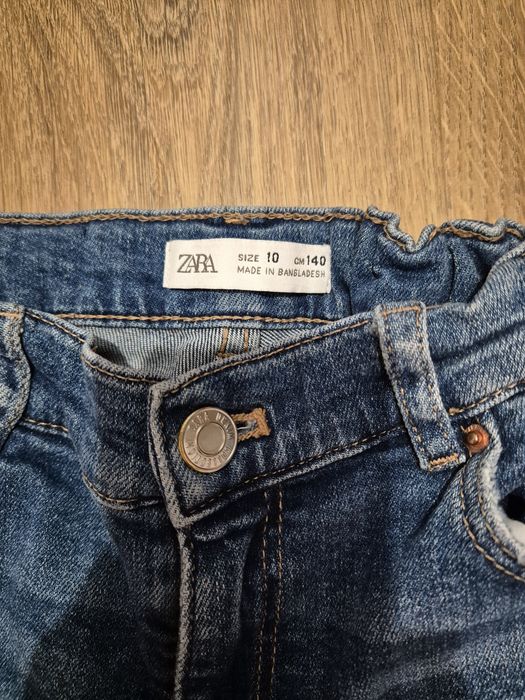 Zara flare spodnie 140 jeansy dzwony
