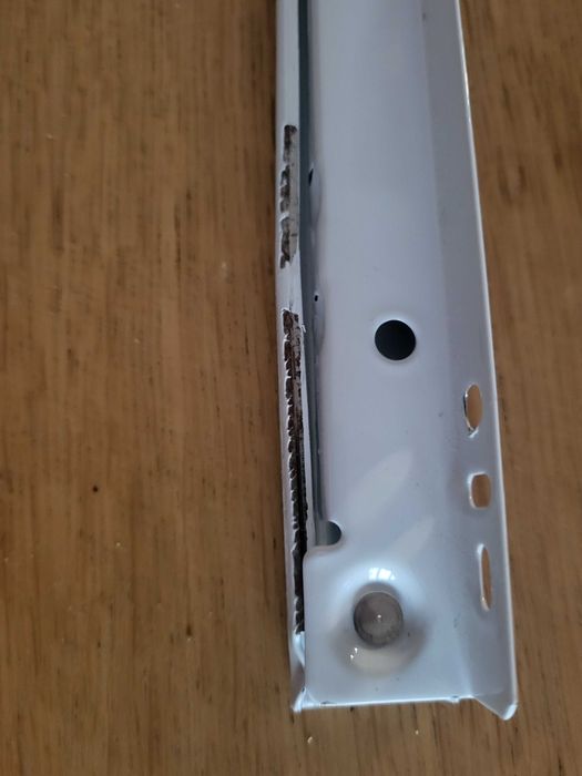 Prowadnice meblowe, rolkowe, komplet na 4 szuflady