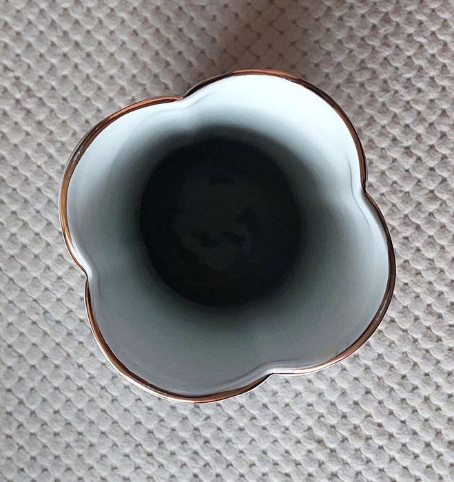 Wazon PRL Lubiana wzór folkowy kaszubski