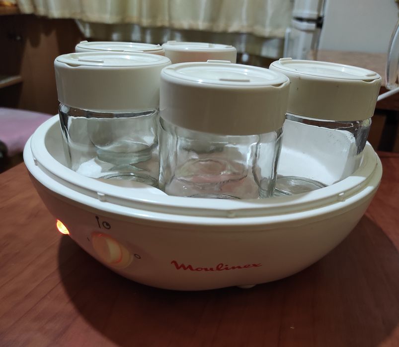 Йогуртниця Moulinex Yogurta, йогуртница Мулинекс, приготовление йогурт