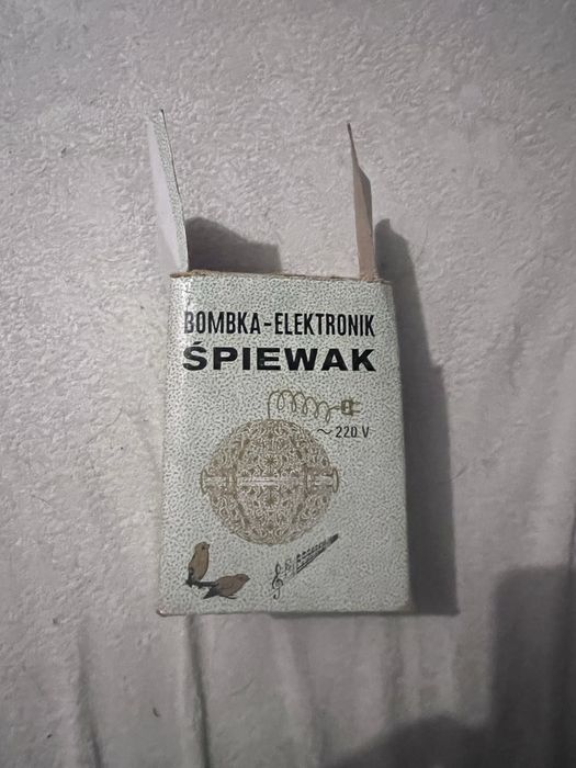 Bombka-Elektronik  „Śpiewak” oryginał z PRL-u, 1981 rok unikat