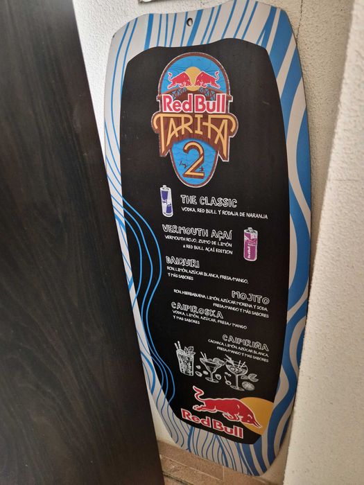 Redbull prancha publicitaria